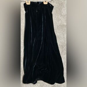 JH Collectibles Black Velvet Maxi Skirt
